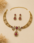 Aarohi Ruby Necklace Set
