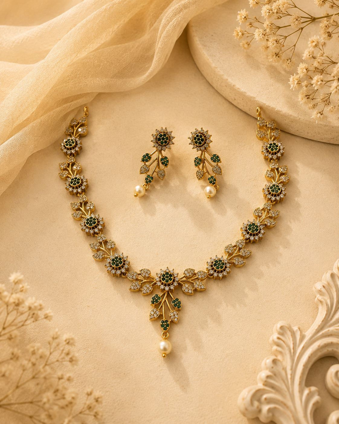 Haritha Valli Necklace Set