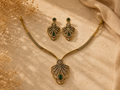 Meher Emerald Necklace Set