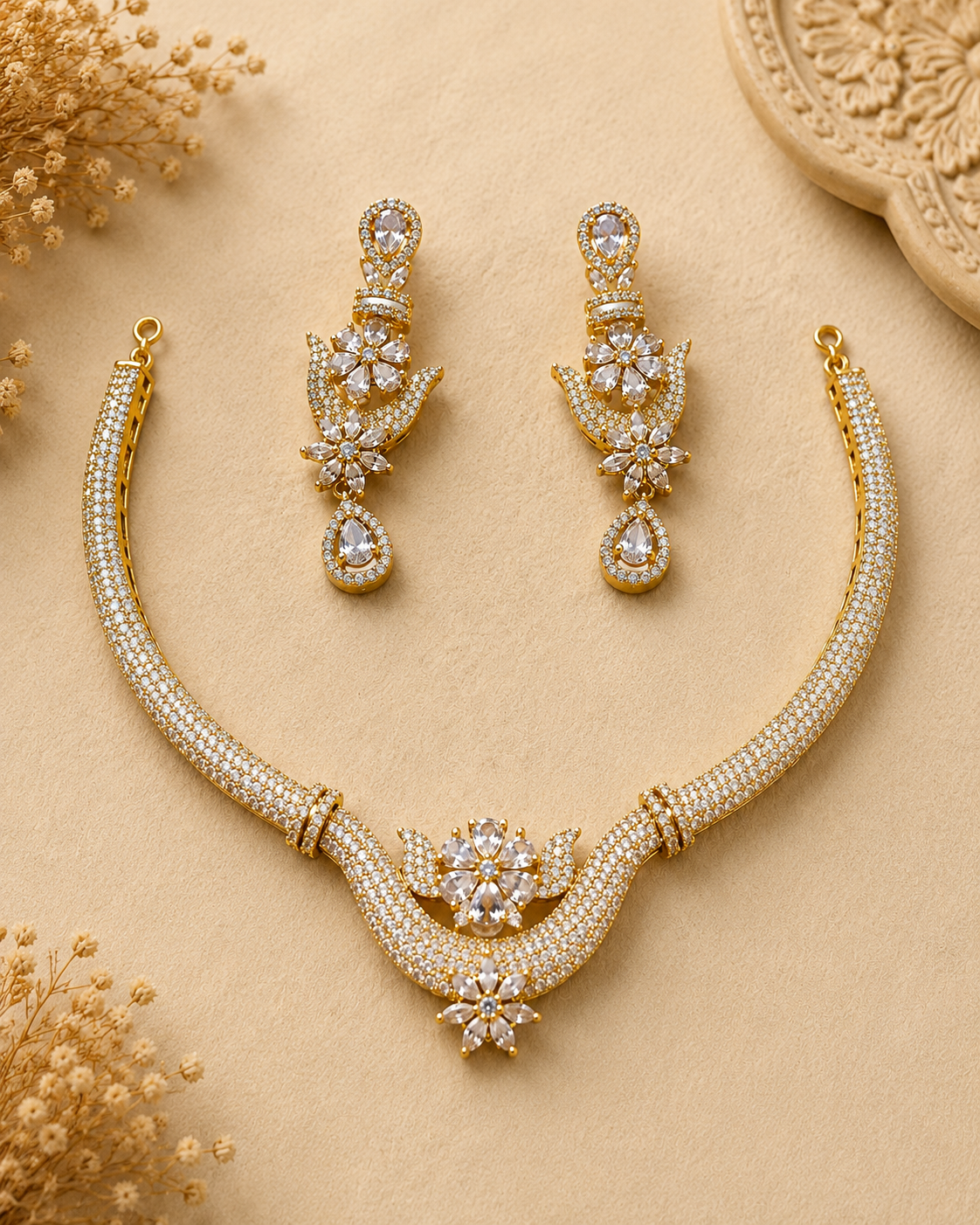 Pushpa Valli Necklace Set