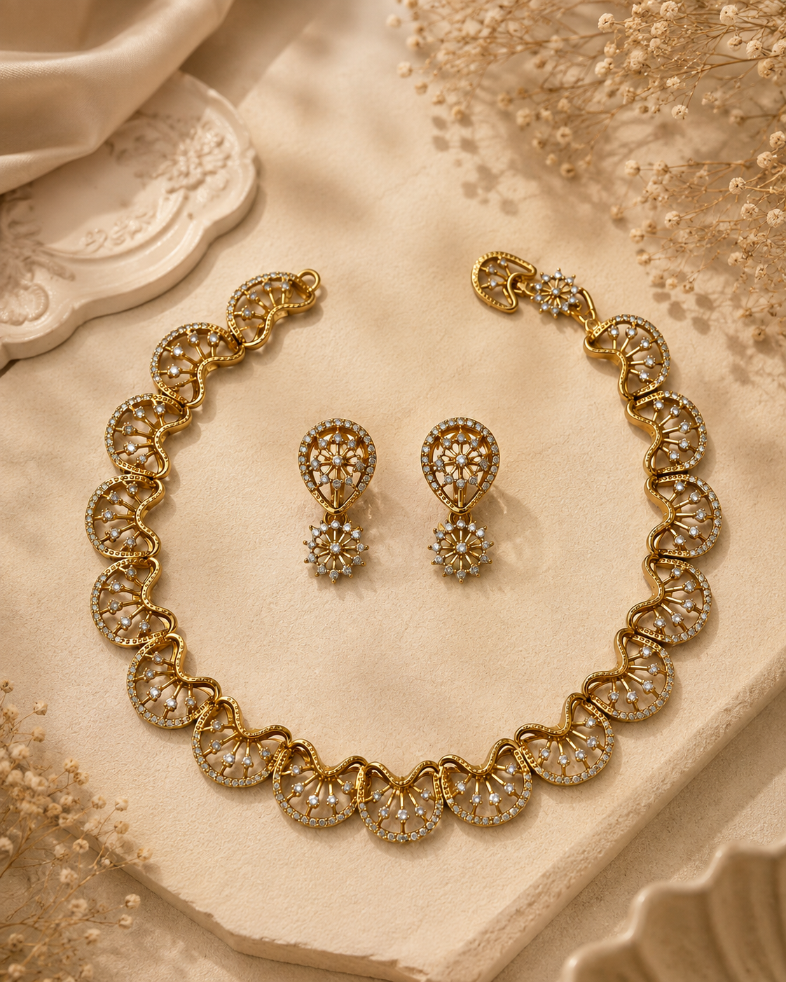 Chandrika Jaal Necklace Set