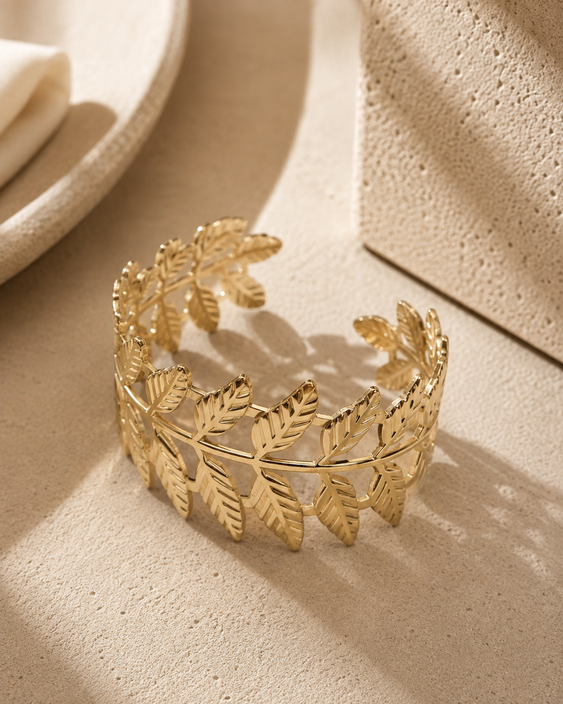 Laurel Leaf Cuff
