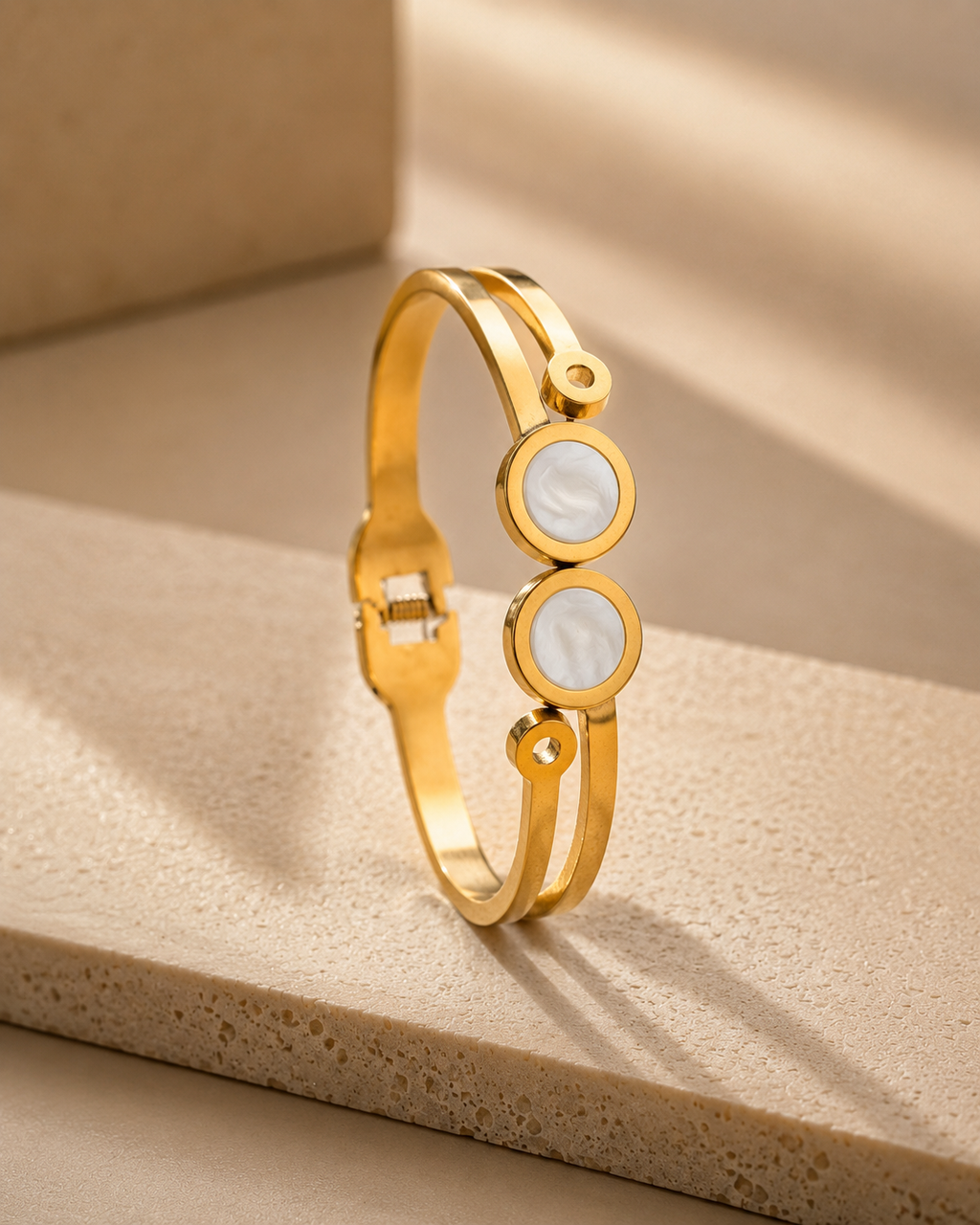 Aurelia Twin Disc Cuff