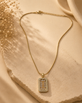 Aurelia Crystal Frame Necklace