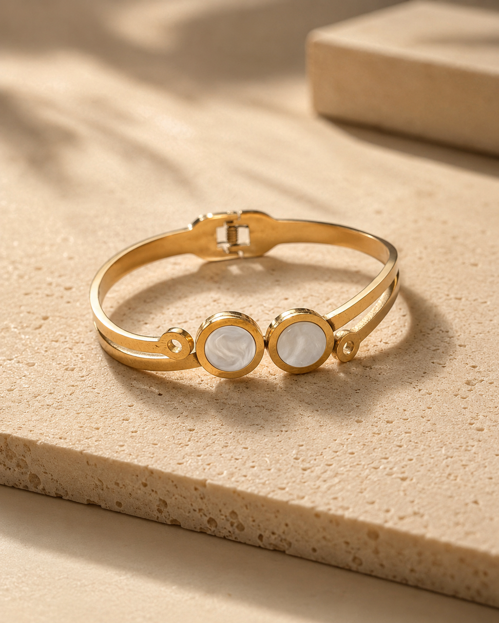 Aurelia Twin Disc Cuff