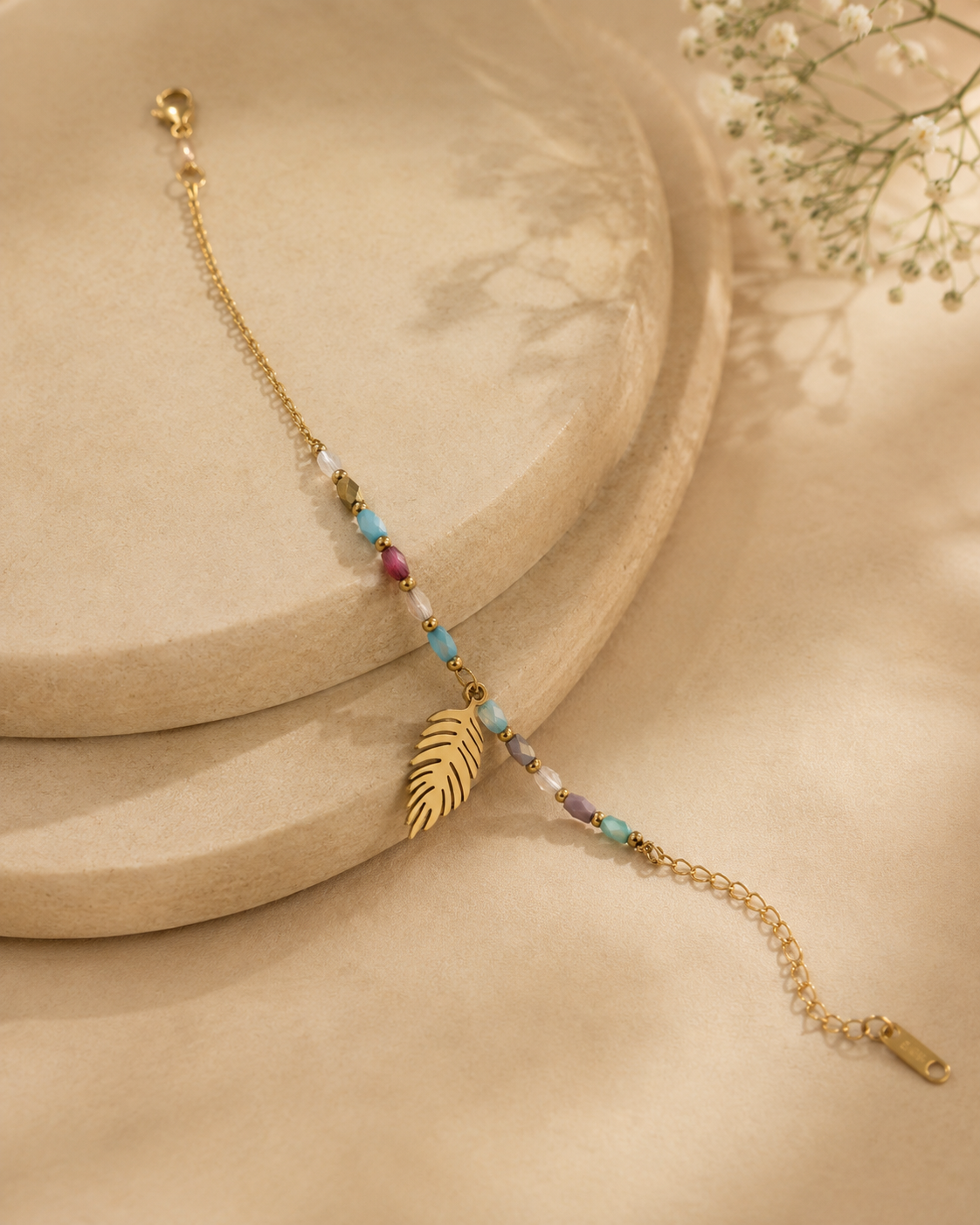 Beaded Charm Bracelet