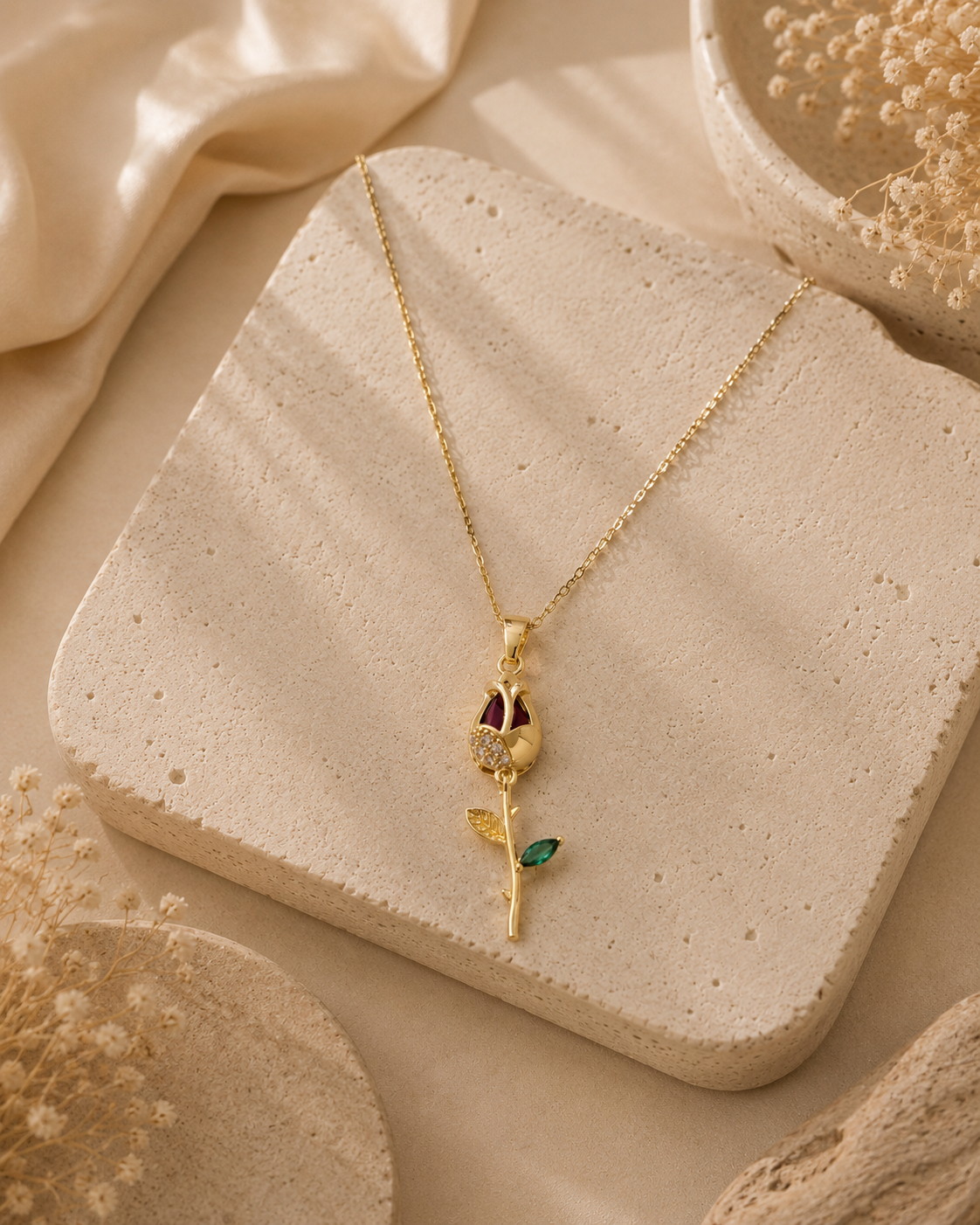 Roselle Bloom Necklace