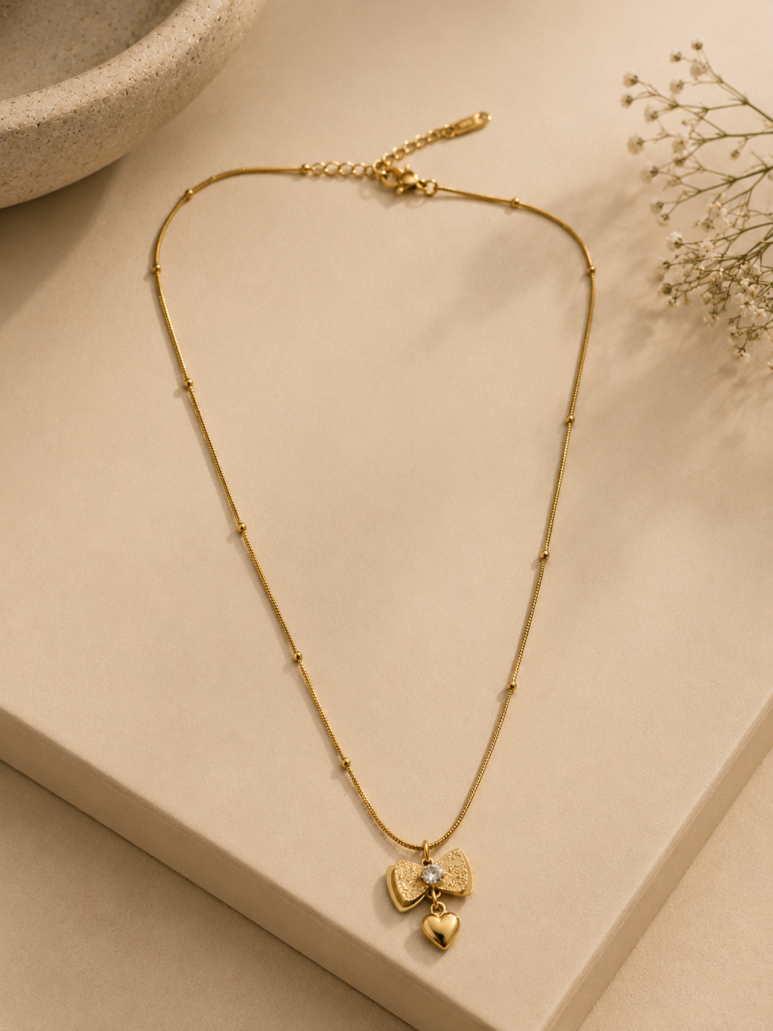 Aurevia Bow Necklace