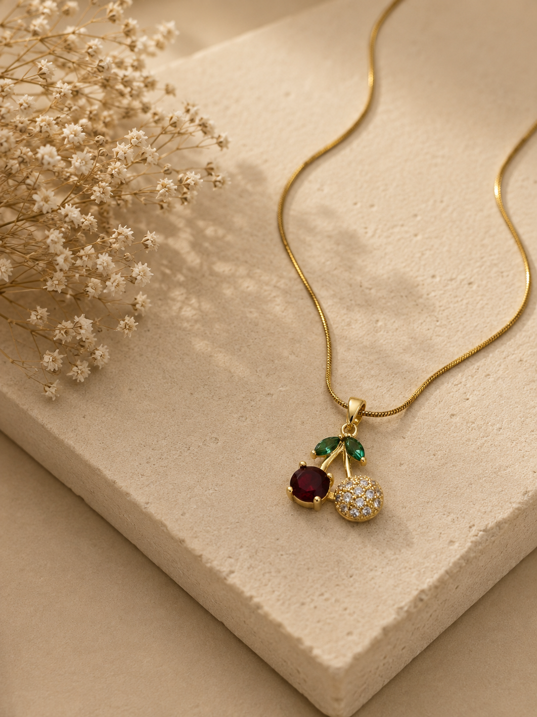 Cerise Charm Necklace